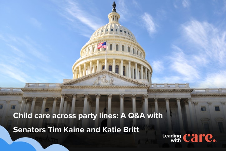 Child care across party lines: A Q&A with Senators Tim Kaine and Katie Britt