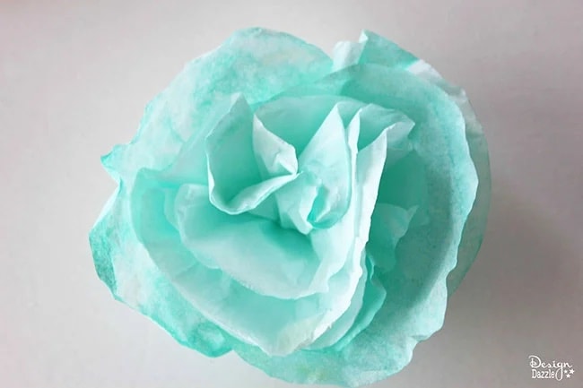 Make these coffee filter flowers