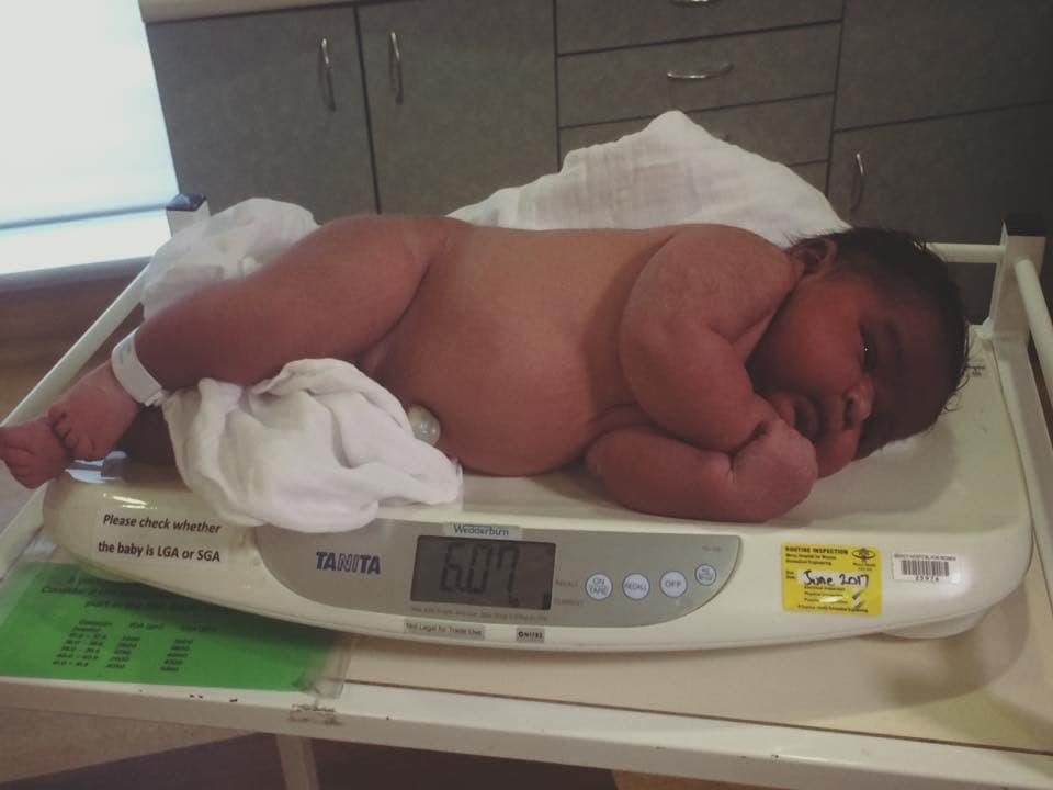 Mom Gives Birth to Nearly 14-Pound Baby — Without an Epidural