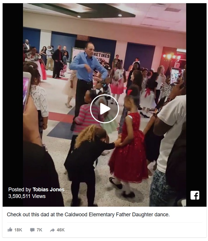 This Video Showing Dad’s Dance Moves Is Winning Over Millions