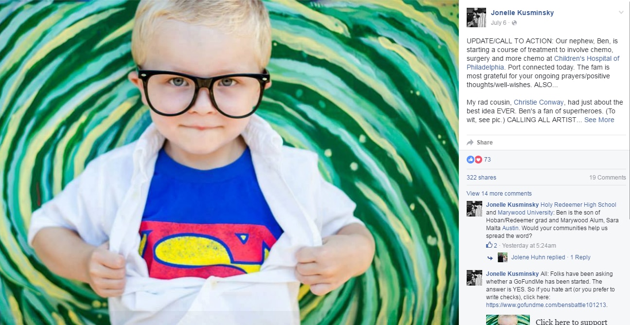 Want to Be a Real Hero? Send Drawings of Favorite Superheroes to a Little Boy With Cancer