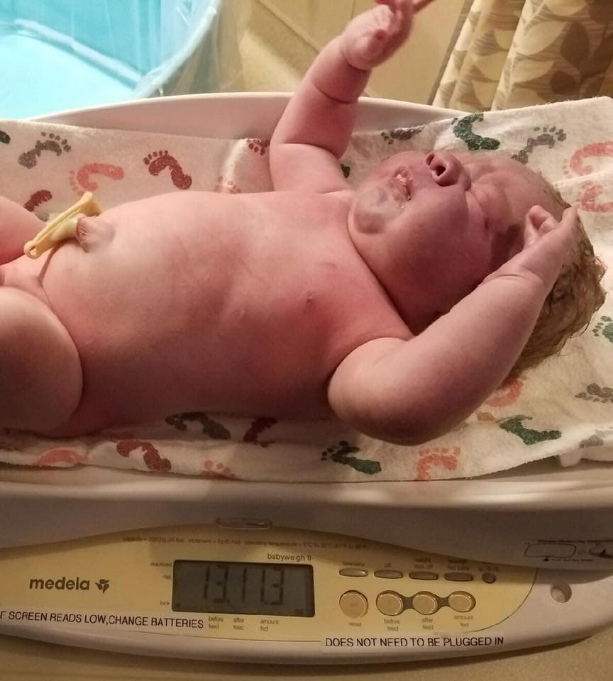 Record-Setting Baby Boy Weighs in at Nearly 14 Pounds