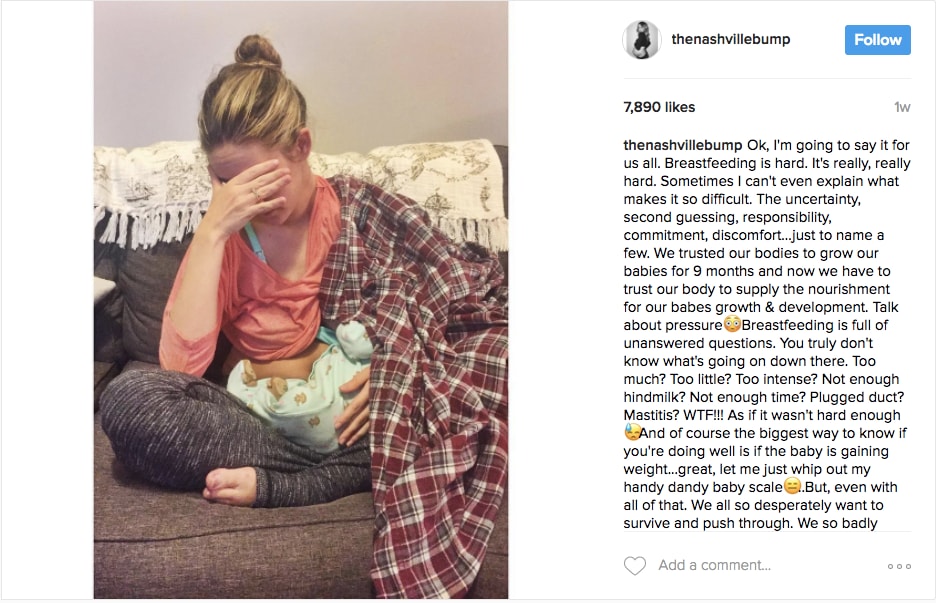 Mom Gets Real About Her Battle With Breastfeeding in Viral Post