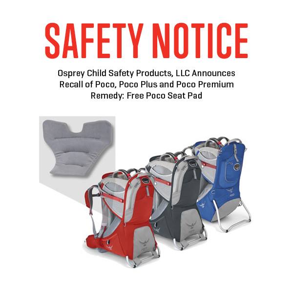 RECALL ALERT: Osprey Child Backpack Carriers Pose Fall Hazard