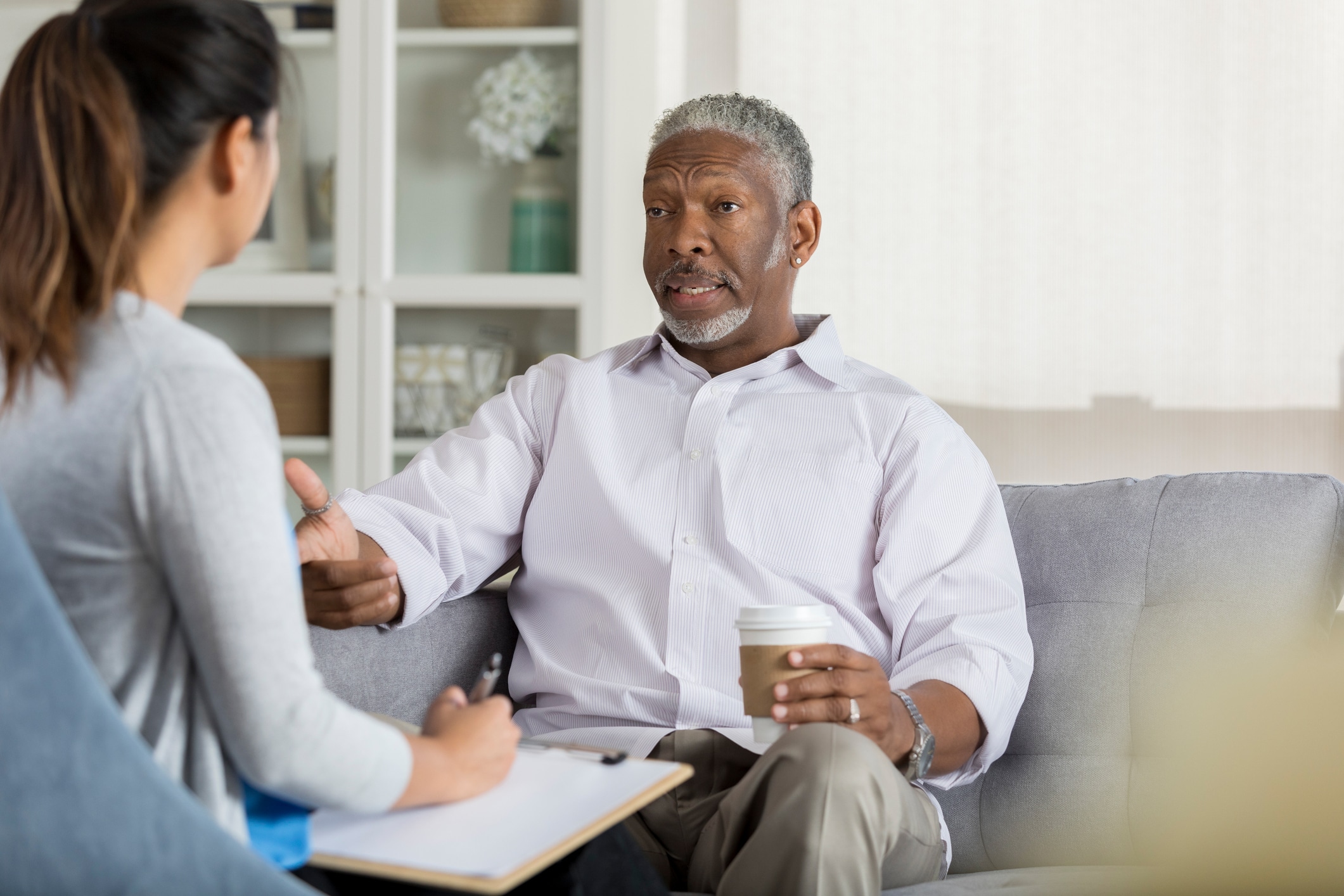 How to encourage talk therapy for seniors who are skeptical