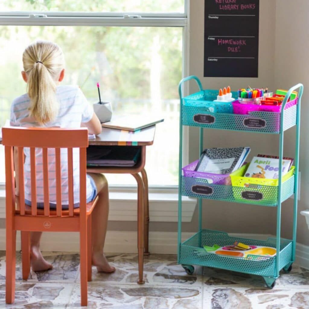 5 Tips to Create a Wild and Fun Kid's Desk Homework Station