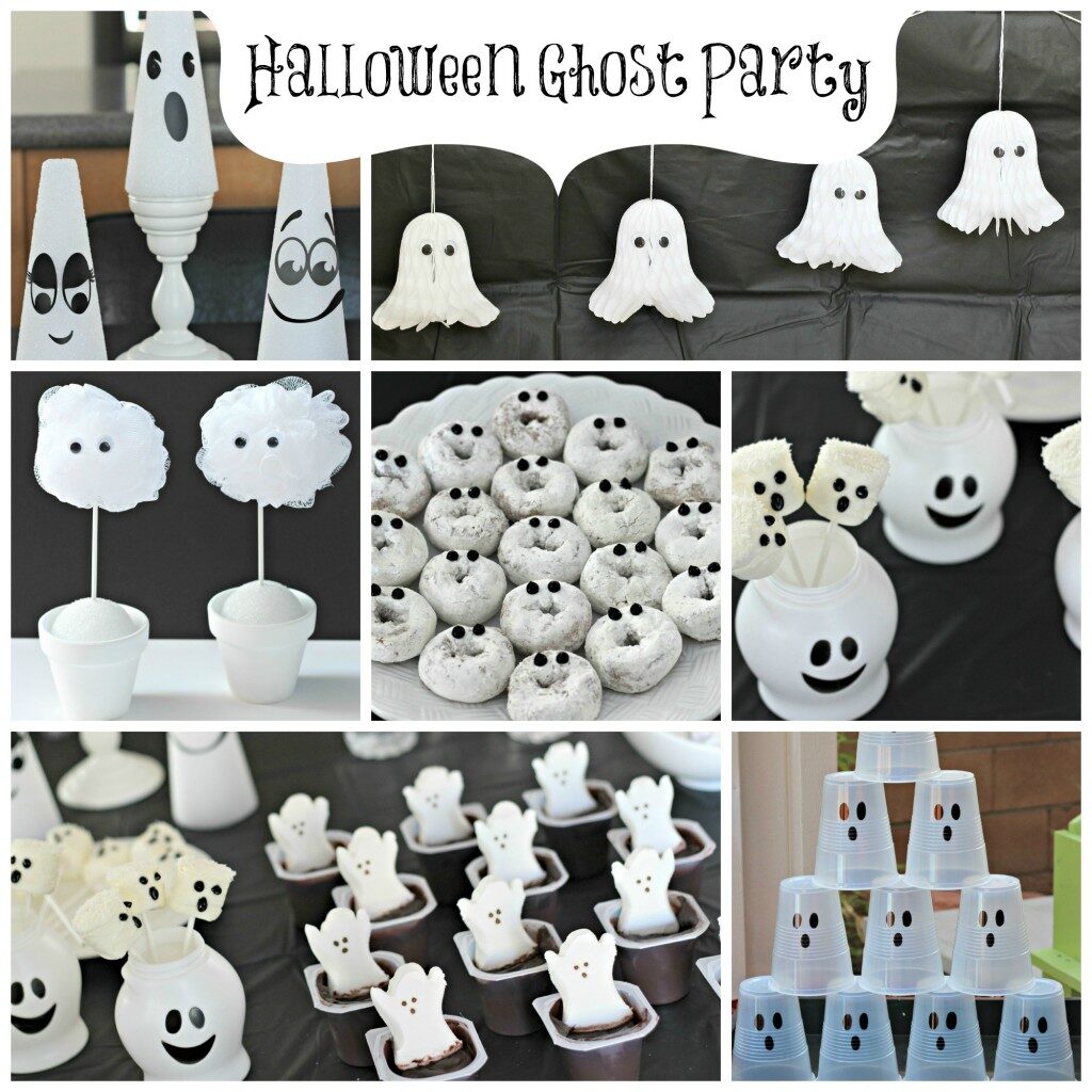 There are so many cool ideas for a ghost-themed Halloween party. 