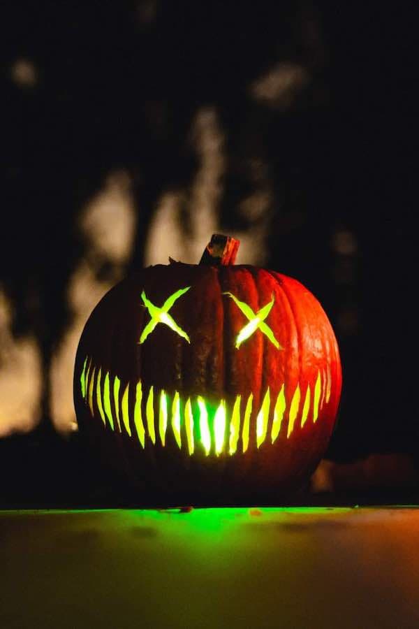 scary jack o lantern