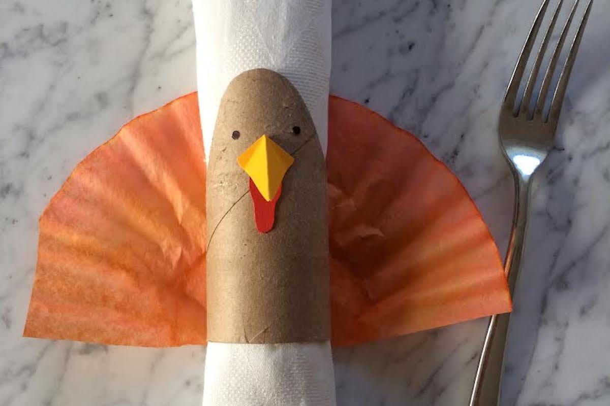 No Glue} Turkey Craft For Thanksgiving - No Time For Flash Cards