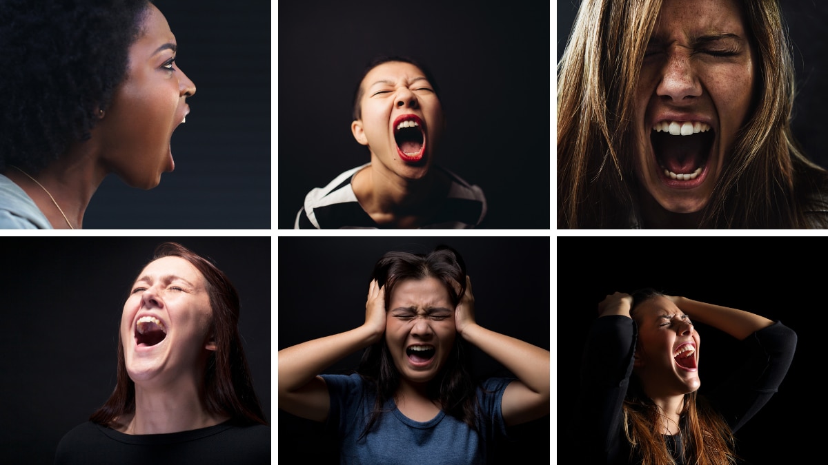 Stressed out moms met on a field to scream, which basically sums up life right now