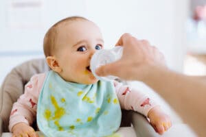 When can babies drink water and other beverages?