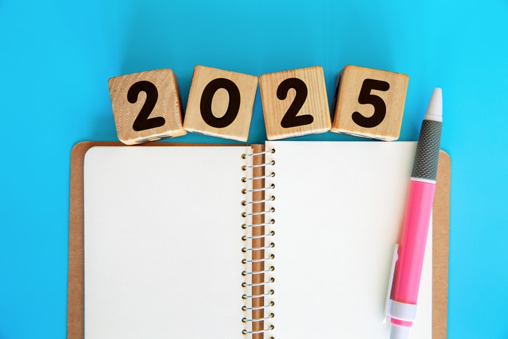 Write a goals list for 2025