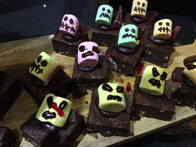 Gluten-free monster brownies