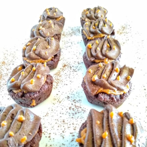 Gluten-free pumpkin brownie bites