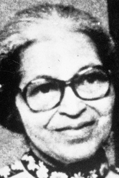 American civil rights activist Rosa Parks 1955