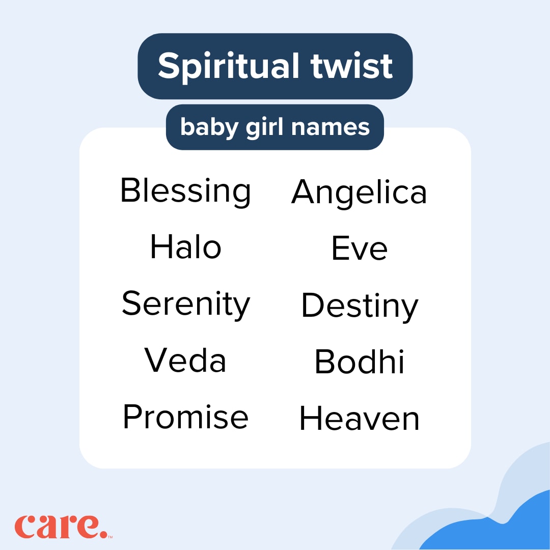 Unique baby girl names with a spiritual twist