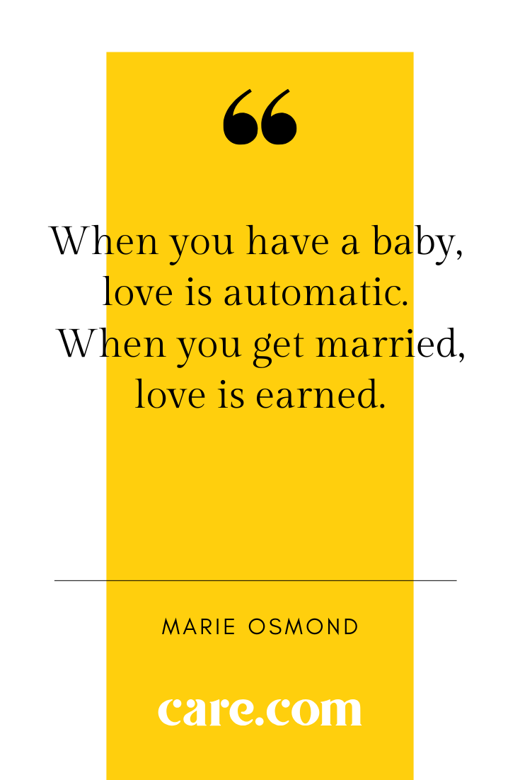 marriage quote Marie Osmond