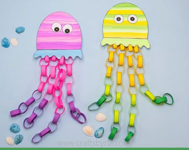 paper chain jelly fish