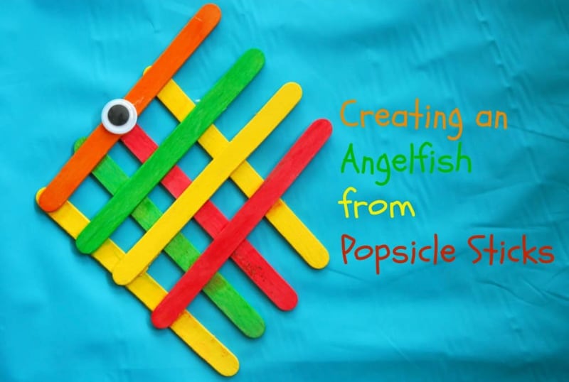 popsicle stick angelfish