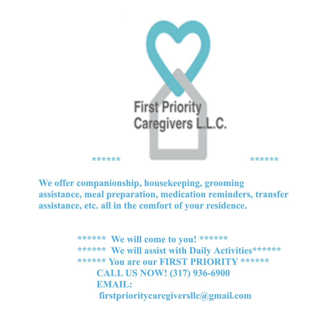 First Priority Caregivers L.l.c. Logo