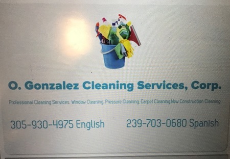 O. Gonzalez Cleaning Services, Corp.