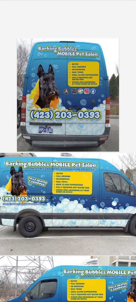 Barking Bubbles Mobile Pet Salon Care Chattanooga TN