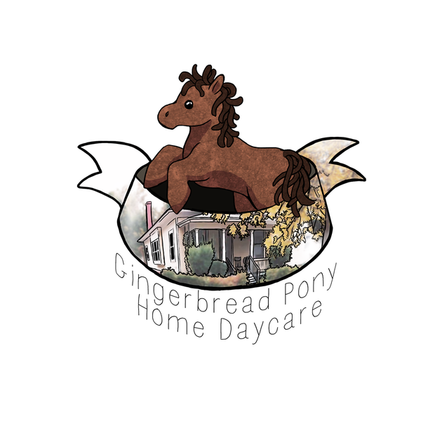 Gingerbread Pony Home Daycare Logo