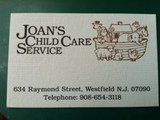 Joan's Child Care Services