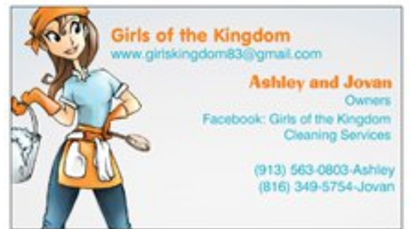 Girls of the Kingdom Cleaning Service