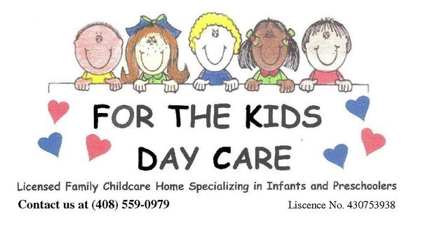 For The Kids Day Care Logo