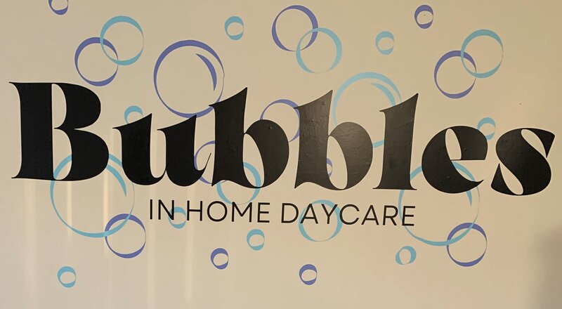 Bubbles In Home Daycare Logo