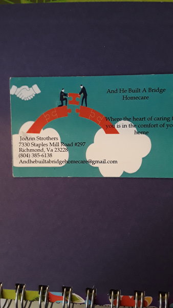 And He Built A Bridge Homecare Logo