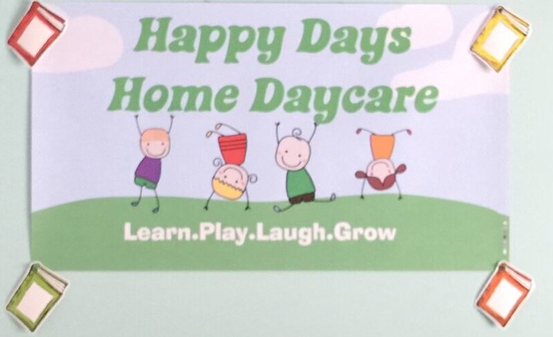 Happy Days Home Daycare Logo