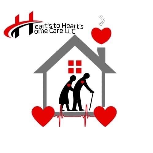 Heart's To Heart's Home Care Logo