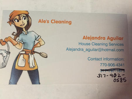 Ale's cleaning