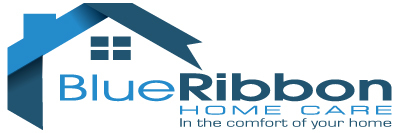 Blue Ribbon Home Care Logo