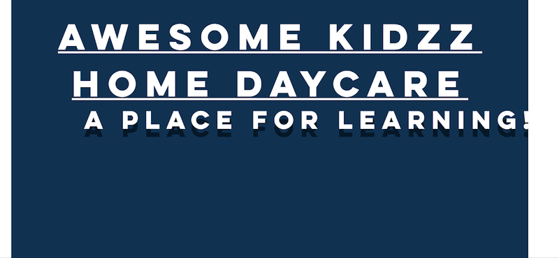 Awesome Kidzz Home Daycare Logo