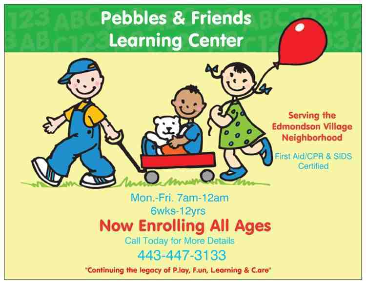 Pebbles & Friends Learning Center Logo