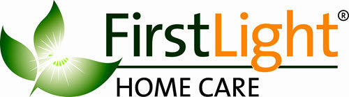 First Light Home Care Mission Viejo Logo