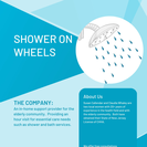 Shower on wheels