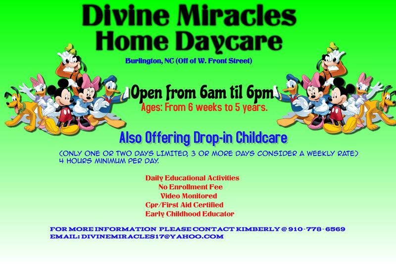 Divine Miracles Home Daycare Logo