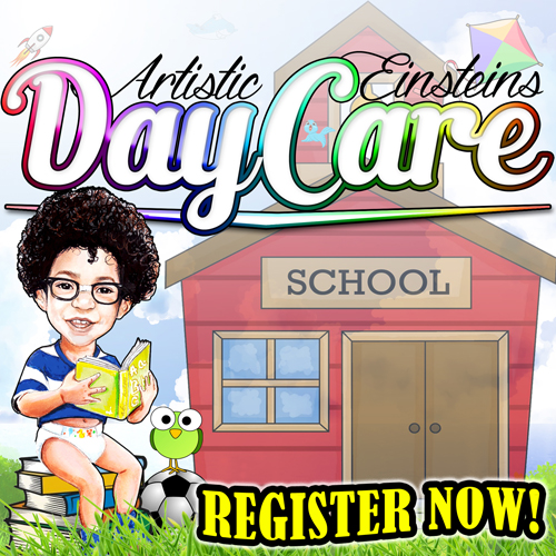 Artistic Einsteins Day Care Logo