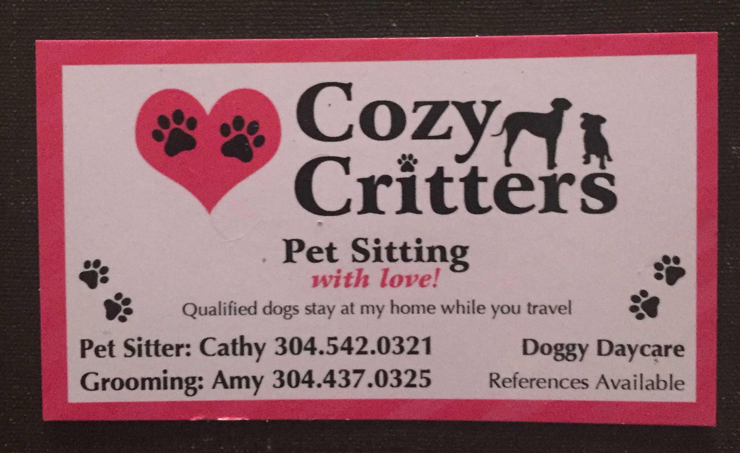 Pet Sitter, Boarding, Grooming Logo