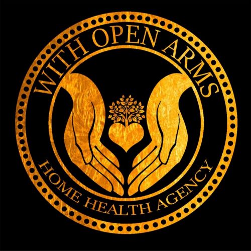 With Open Arms Private Home Care Logo