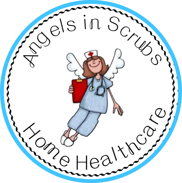 Angels In Scrubs Home Healthcare Logo