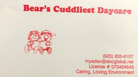 Bear's Cuddliest Daycare