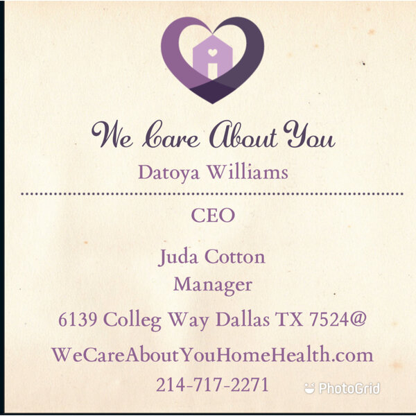 We Care About You Logo