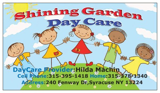 Shinning Garden Daycare Logo