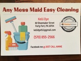 Any Mess Maid Easy Cleaning