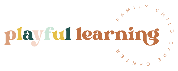 Playful Learning Family Child Care Center Logo